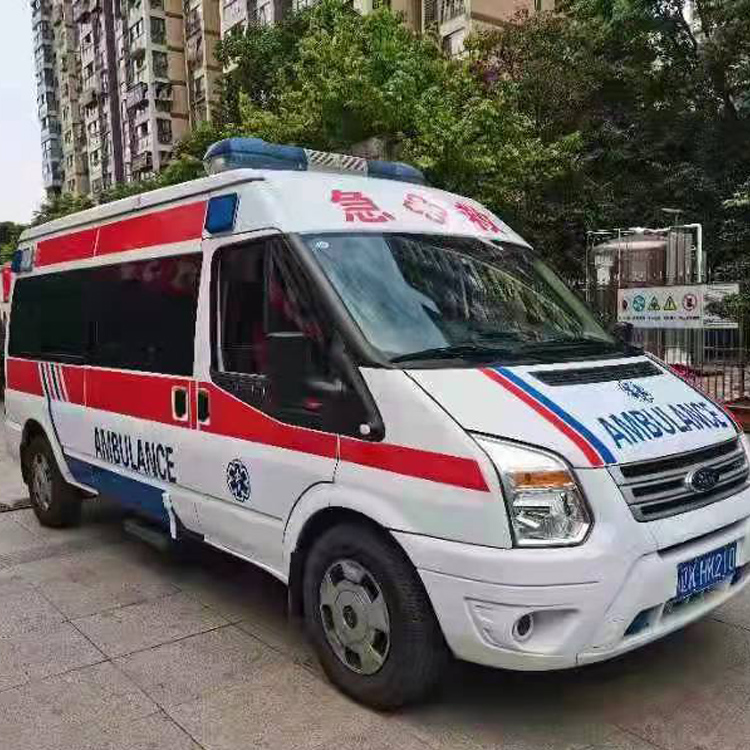 宁武长途救护车护送病人返乡